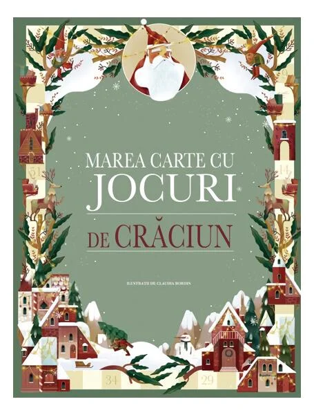 Marea carte cu jocuri de Crăciun - Hardcover - Claudia Bordin - Didactica Publishing House