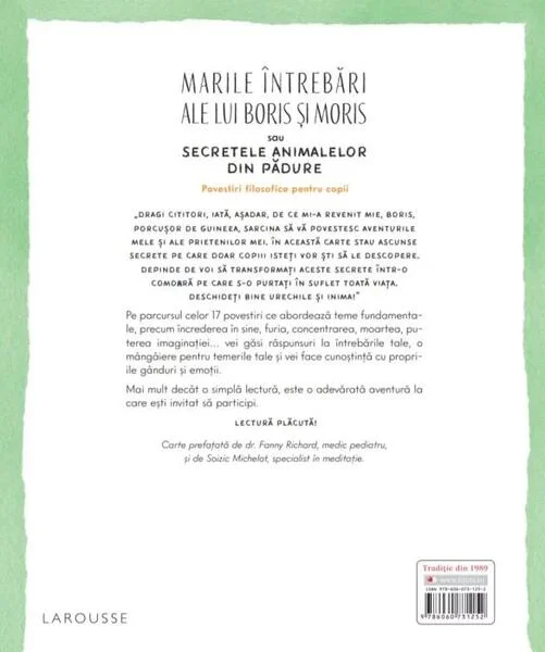 Marile întrebări ale lui Boris și Moris sau Secretele animalelor din pădure - Paperback brosat - Anaël Assier - Litera