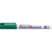 Marker cu vopsea ARTLINE 440XF, corp metalic, varf rotund 1.2mm - verde