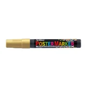 Marker pentru poster ARTLINE, corp plastic, varf rotund 2mm - auriu