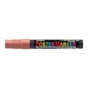 Marker pentru poster ARTLINE, corp plastic, varf rotund 2mm - rosu metalizat
