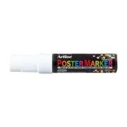 Marker pentru poster ARTLINE, corp plastic, varf tesit 12mm - alb