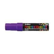 Marker pentru poster ARTLINE, corp plastic, varf tesit 12mm - mov
