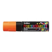 Marker pentru poster ARTLINE, corp plastic, varf tesit 20mm - portocaliu fluorescent