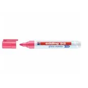 Marker pentru sticla Edding 95, corp plastic, varf rotund, 1. 5-3 mm, roz