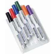 Marker pentru tabla Legamaster, TZ1 varf rotund, 1. 5-3 mm, 6 culori/set (negru, rosu, albastru, verde, orange, mov)