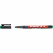 Marker permanent Edding 141, corp din plastic, varf rotund, 0. 6 mm, verde