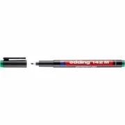 Marker permanent Edding 142, corp din plastic, varf rotund, 1 mm, verde