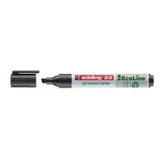 Marker permanent Edding 22 Ecoline, corp plastic, varf tesit 1-5 mm, negru