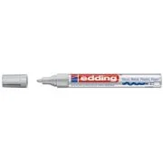 Marker permanent Edding 750, cu vopsea, corp metalic, varf rotund, 2-4 mm, argintiu