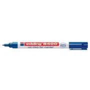 Marker permanent Edding 8400, pentru CD/DVD/BD, corp plastic, varf rotund, 0. 75 mm, albastru