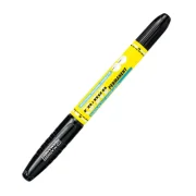 Marker permanent Grand CD-051 160-1878, varf rotund, 0. 8mm / 3. 8mm, 2 capete, negru
