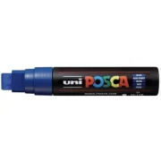 Marker UNI PC-17K 15. 0 mm, varf tesit, albastru, Posca