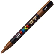 Marker UNI PC-3M 0. 9-1. 3 mm, maro, Posca