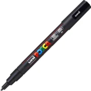 Marker UNI PC-3M 0. 9-1. 3 mm, negru, Posca