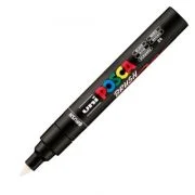 Marker UNI PC-5BR, varf pensula, 1-4 mm, negru, Posca (M1616)