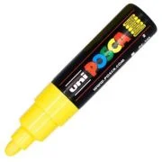 Marker UNI PC-7M 4. 5-5. 5 mm, galben, Posca