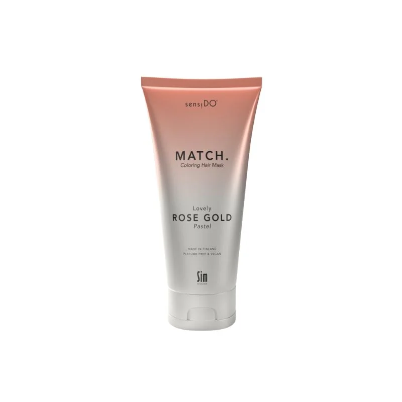 Masca coloranta tratament cu Keraguard Lovely Rose Gold Pastel, 200ml, SensiDo Match