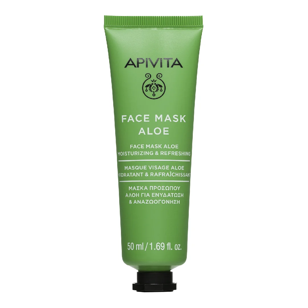 Masca hidratanta cu extract de aloe, 50 ml, Apivita