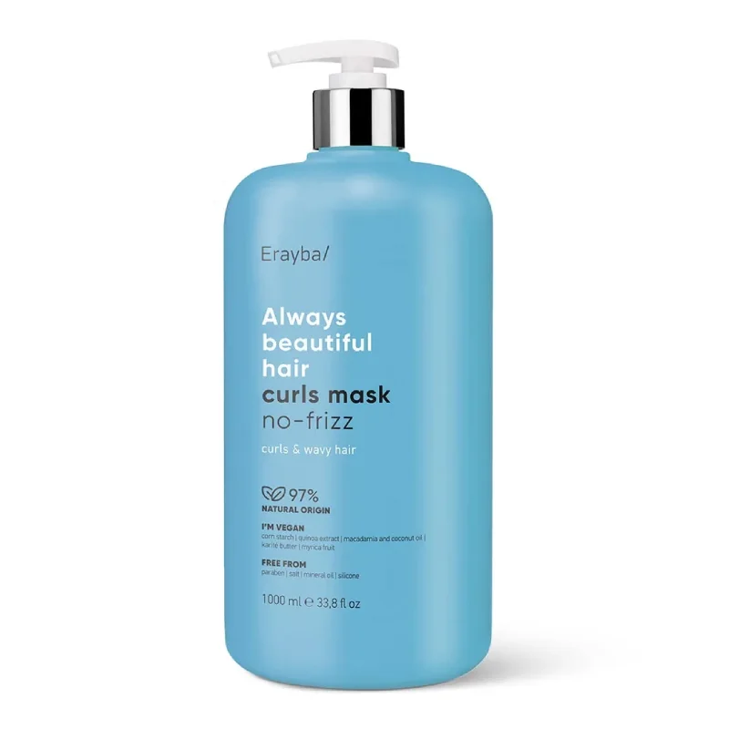 Masca pentru par cret ABH Curls No-frizz, 1000ml, Erayba