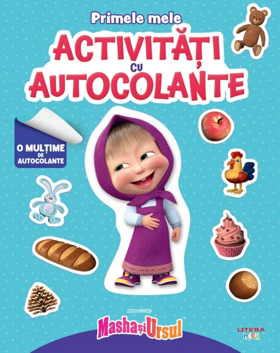 Masha si Ursul. Primele mele activitati cu autocolante