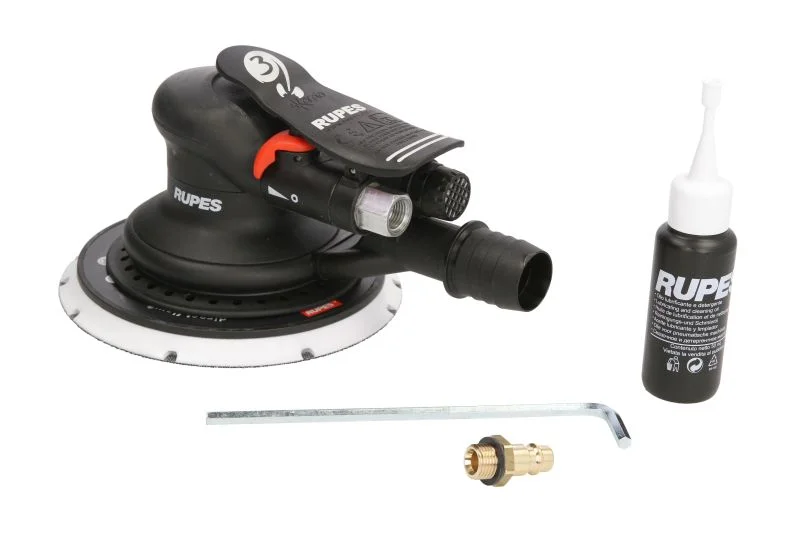 Masina de slefuit orbitala pneumatica RUPES Skorpio RH353T, 340l/min, 6.2bari, taler 150mm, viteza max 11000 rot/min, orbita de 3mm