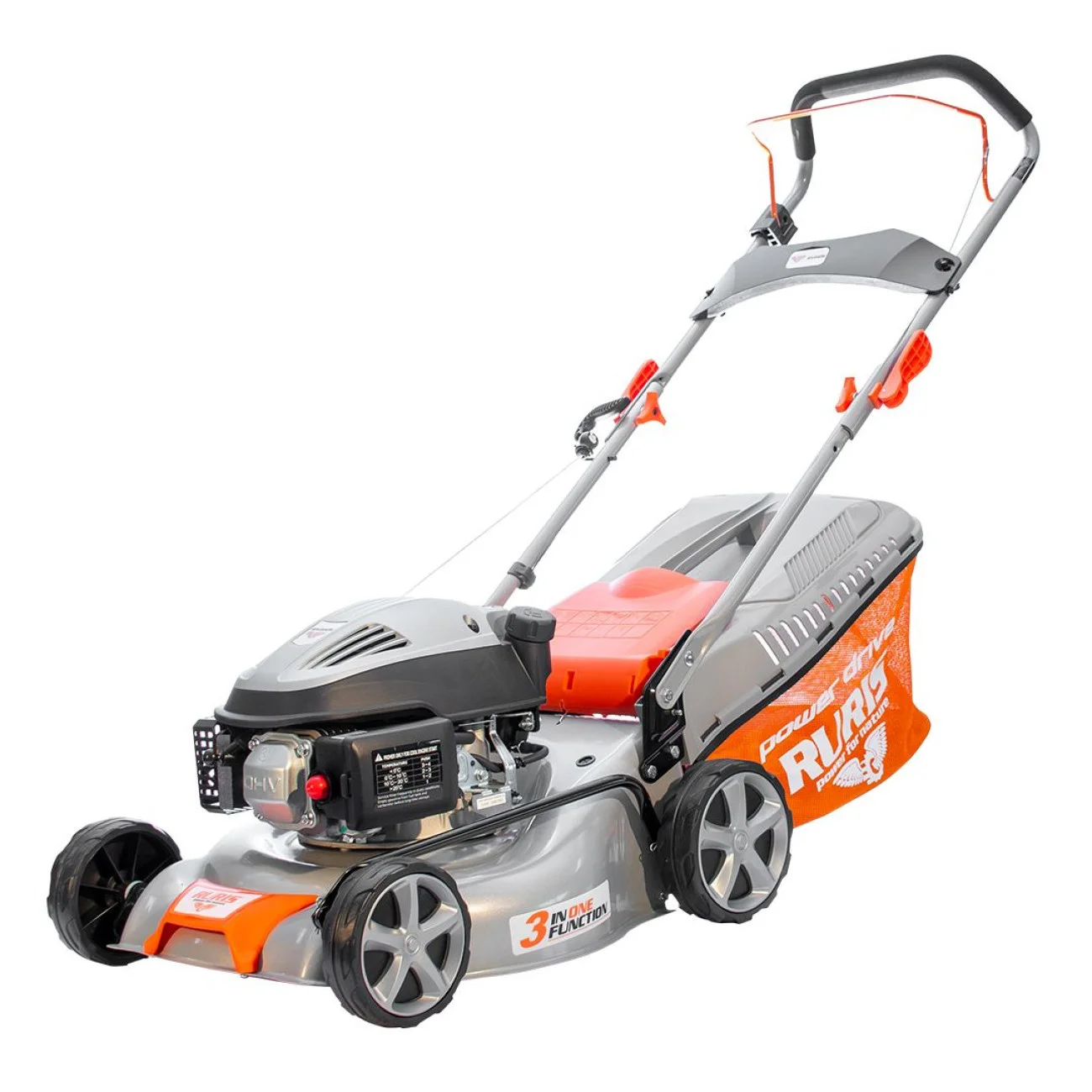 Masina de tuns iarba RURIS RX 200 S 2 CP, 420 mm (h 25-70 mm)