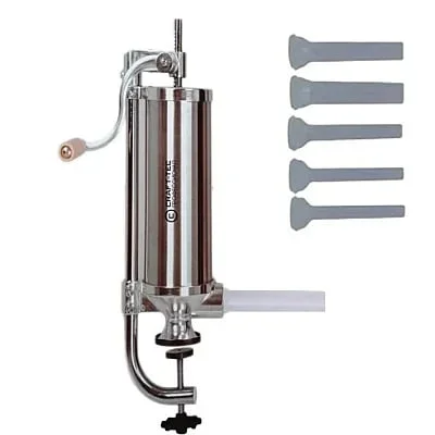 Masina de umplut carnati 5KG, verticala 5 palnii, constructie inox, *model nou* PROFESIONALA CMP1165