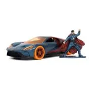 Masinuta marvel metalica ford gt, scara 1: 32, si figurina metalica doctor strange, jada