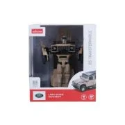 MASINUTA METALICA CONVERTIBILA LAND ROVER DEFENDER BEJ CU SCARA 1 LA 32