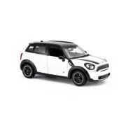 Masinuta metalica Minicooper alba, scara 1 la 24