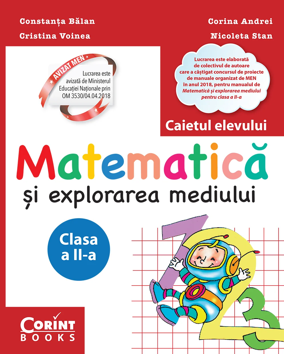 Matematică şi explorarea mediului. Caietul elevului pentru clasa a II-a