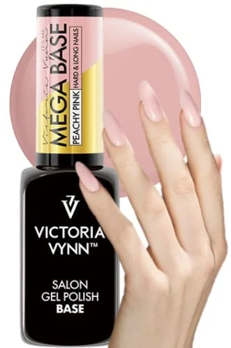 Mega Base Victoria Vynn- Peachy Pink 8ml Rubber Base - VV-CP8 - Everin