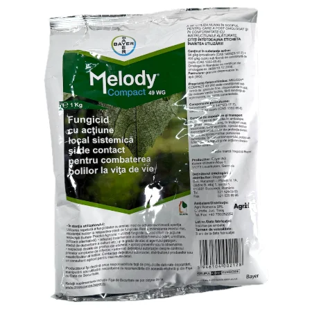 Melody Compact 49WG 1 kg fungicid sistemic si de contact, Bayer, mana (vita de vie)