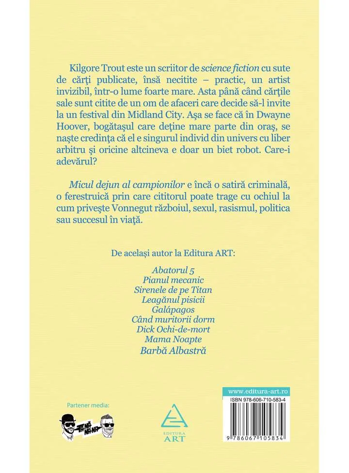 Micul dejun al campionilor | Kurt Vonnegut