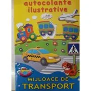 Mijloace de transport. Autocolante ilustrative