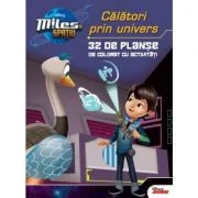 Miles in spatiu. Calator prin univers. 32 de planse de colorat si cu activitati - Disney