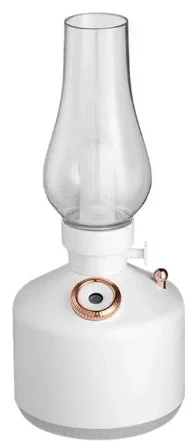 Mini umidificator ALB cu lampa fara capac si schimbare de culoare