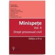 Minispete. Volumul 2. Drept procesual civil. Editia a 3-a - Evelina Oprina
