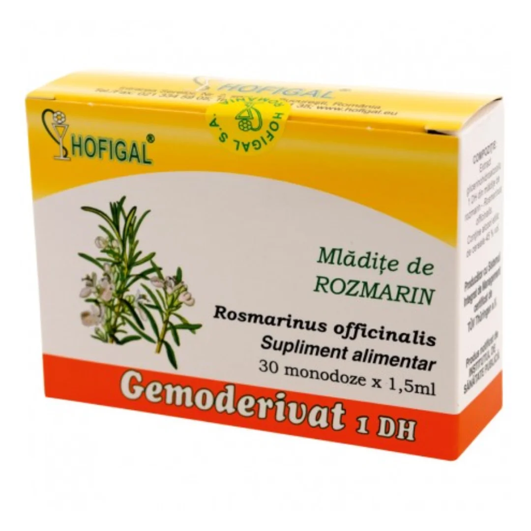 Mladite de Rozmarin Gemoderivat, 30 monodoze, Hofigal