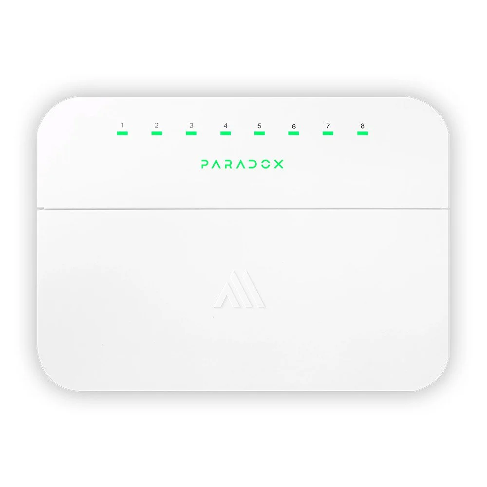 Modul extensie Paradox PGM8M, 8 iesiri, acumulator 5 Ah, LED