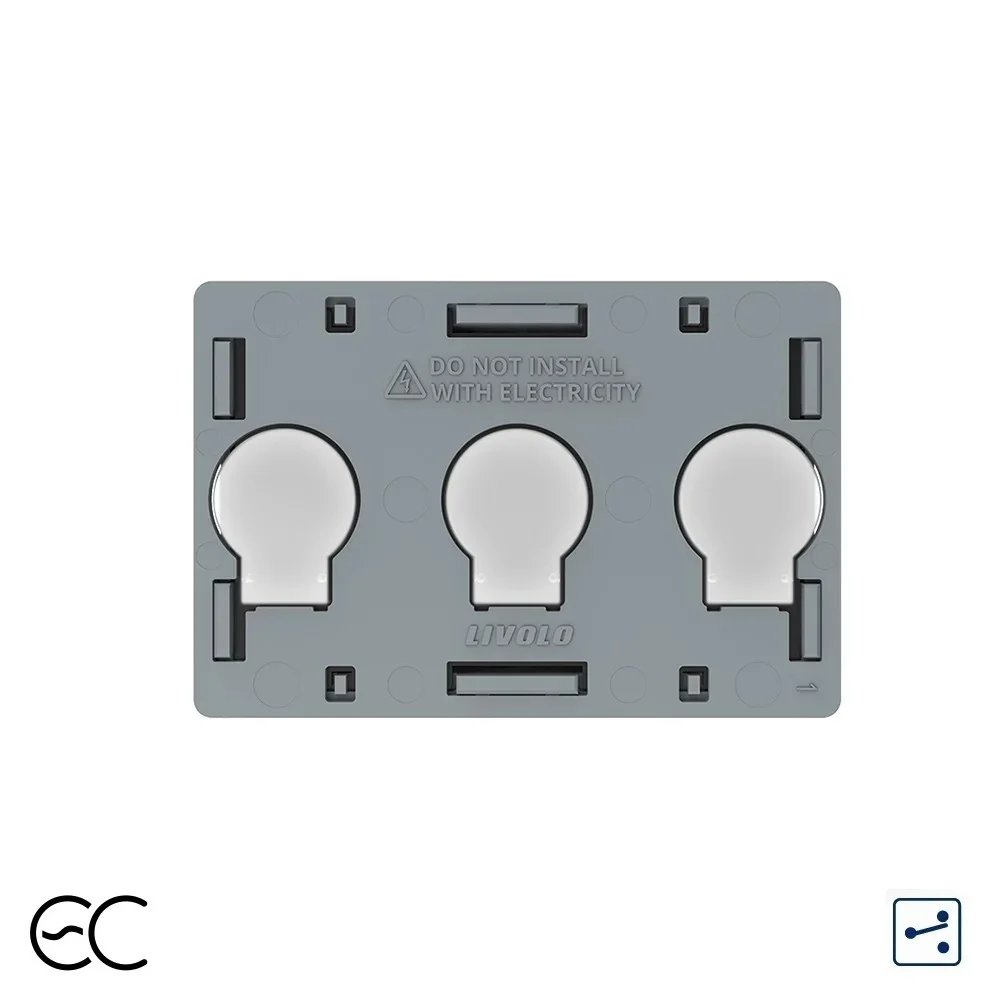Modul Intrerupator Triplu Cap Scara / Cruce cu Touch LIVOLO, protocol ZigBee EC – standard Italian