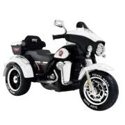 Motocicleta cu Acumulator, 2 motoare, 12V, 4A, alb