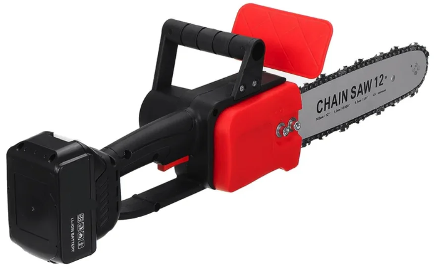 Motofierastrau, Drujba Electrica 1200W cu 1 Acumulator 48v, 4200 rpm si lama de 12"