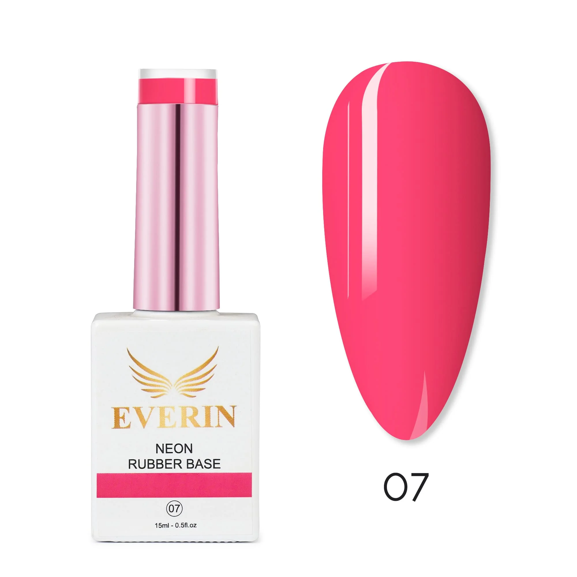 Neon Rubber Base Everin 15ml- 07 - NRYDJ-1 - EVERIN
