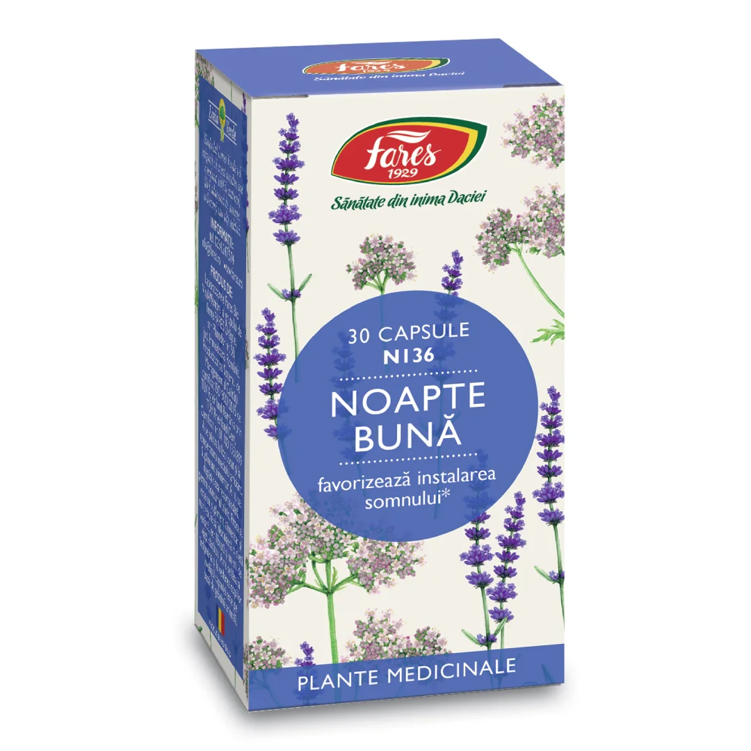 Noapte buna, 30 capsule, Fares