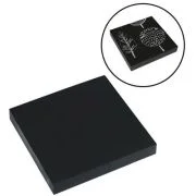 Notes adeziv Eagle 654BL, 100 coli, 75x75mm, negru