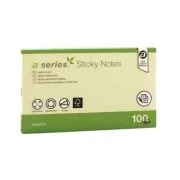 Notite adezive, A-Series, 125 x 75 mm, galben, 100 file