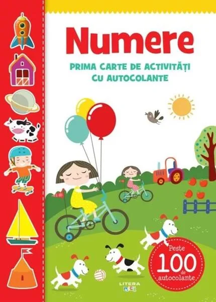 Numere. Prima carte de activități cu autocolante - Paperback - *** - Litera mică