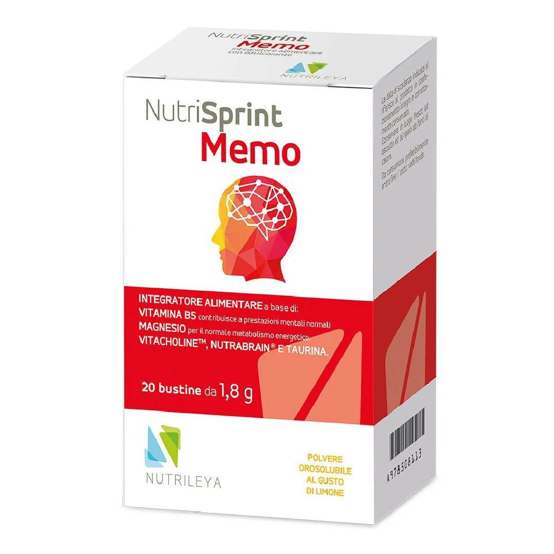 Nutrisprint Memo, 20 plicuri, Nutrileya